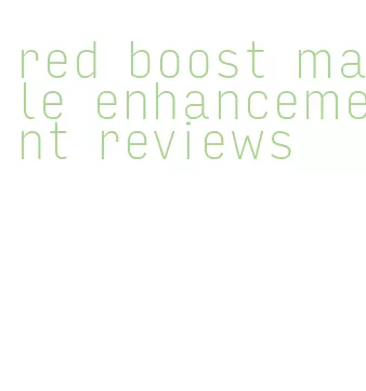 red boost male enhancement reviews