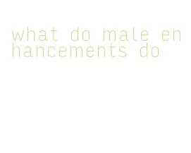 what do male enhancements do
