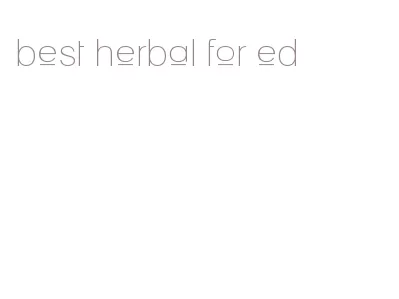 best herbal for ed