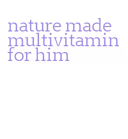 nature made multivitamin for him