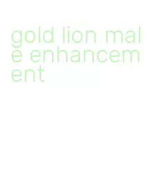 gold lion male enhancement