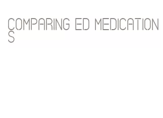 comparing ed medications