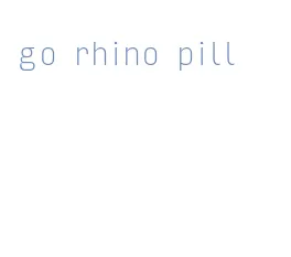go rhino pill