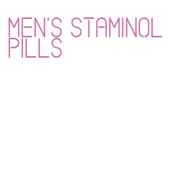 men's staminol pills