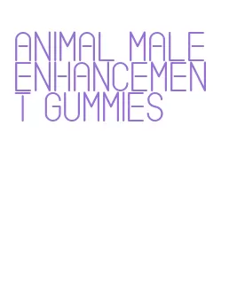 animal male enhancement gummies