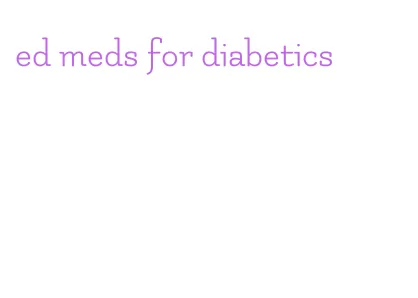 ed meds for diabetics