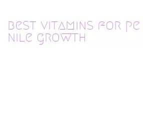 best vitamins for penile growth