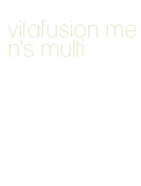 vitafusion men's multi
